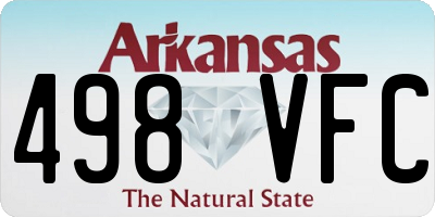 AR license plate 498VFC