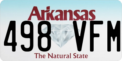 AR license plate 498VFM