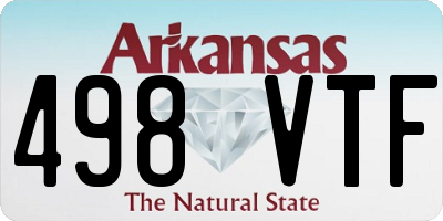 AR license plate 498VTF