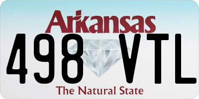 AR license plate 498VTL