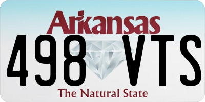 AR license plate 498VTS