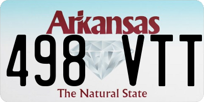AR license plate 498VTT