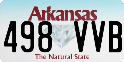 AR license plate 498VVB