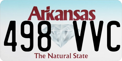 AR license plate 498VVC