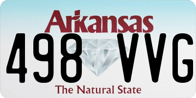 AR license plate 498VVG