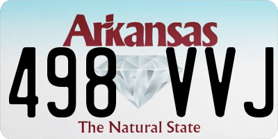 AR license plate 498VVJ