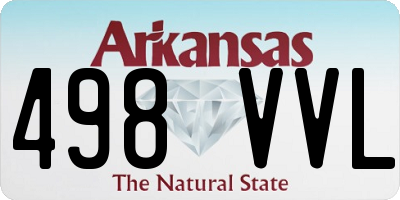 AR license plate 498VVL