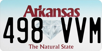 AR license plate 498VVM