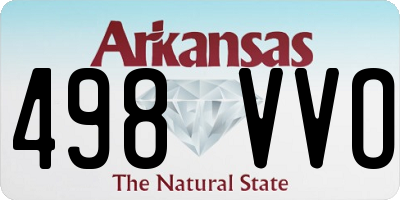 AR license plate 498VVO