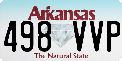 AR license plate 498VVP