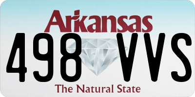 AR license plate 498VVS