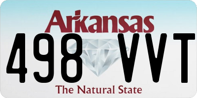 AR license plate 498VVT