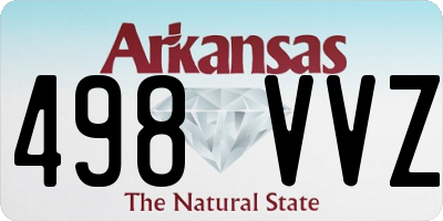 AR license plate 498VVZ