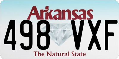 AR license plate 498VXF