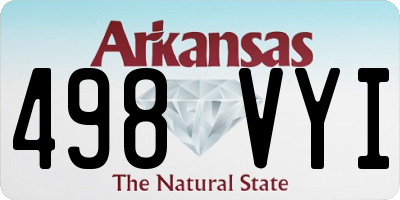AR license plate 498VYI