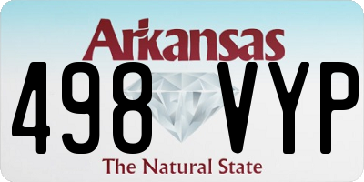 AR license plate 498VYP