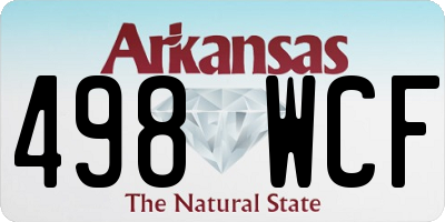 AR license plate 498WCF