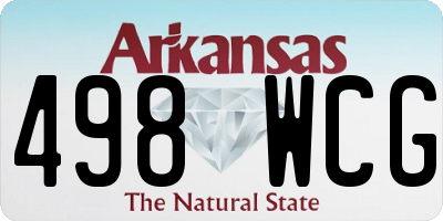 AR license plate 498WCG