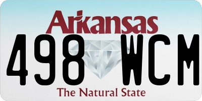 AR license plate 498WCM