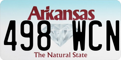 AR license plate 498WCN