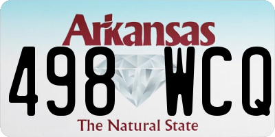 AR license plate 498WCQ