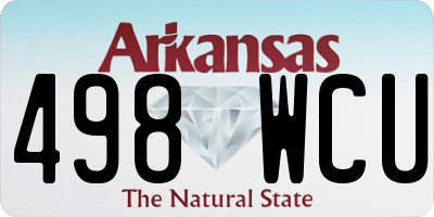 AR license plate 498WCU