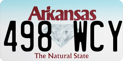 AR license plate 498WCY