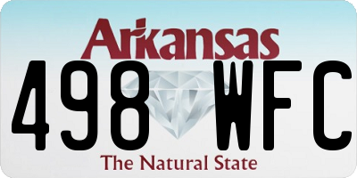 AR license plate 498WFC