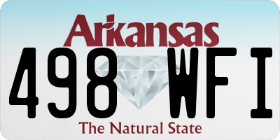 AR license plate 498WFI
