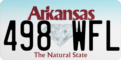AR license plate 498WFL