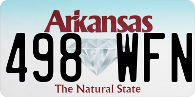 AR license plate 498WFN