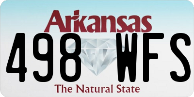 AR license plate 498WFS