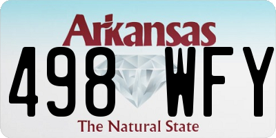 AR license plate 498WFY