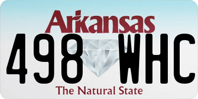 AR license plate 498WHC