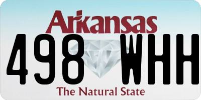 AR license plate 498WHH