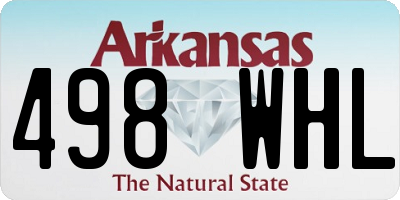 AR license plate 498WHL