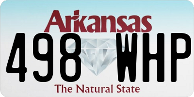 AR license plate 498WHP