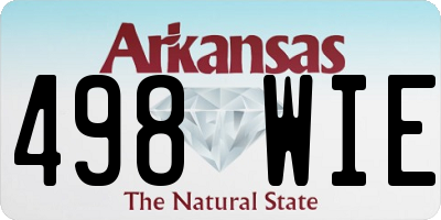 AR license plate 498WIE