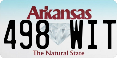 AR license plate 498WIT