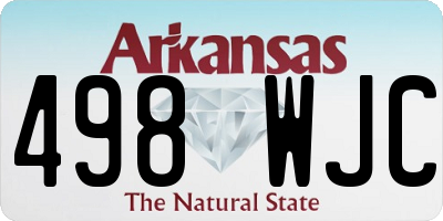AR license plate 498WJC