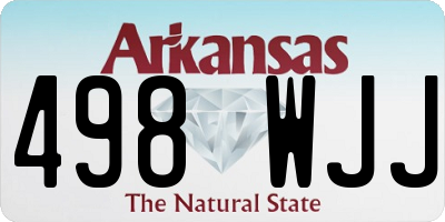 AR license plate 498WJJ
