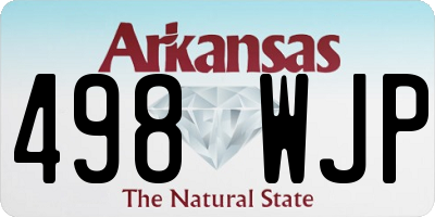 AR license plate 498WJP