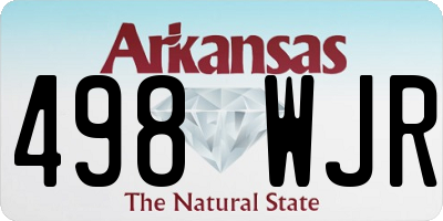 AR license plate 498WJR