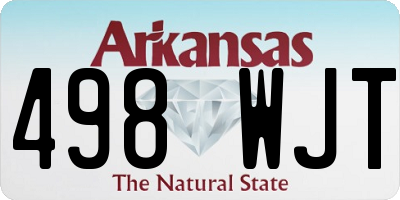 AR license plate 498WJT