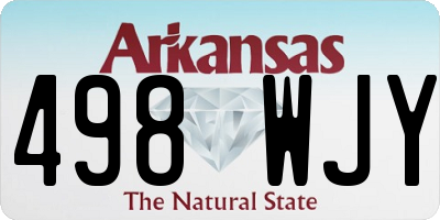 AR license plate 498WJY