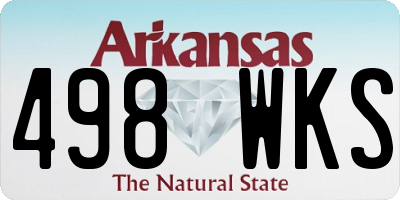 AR license plate 498WKS