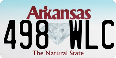 AR license plate 498WLC