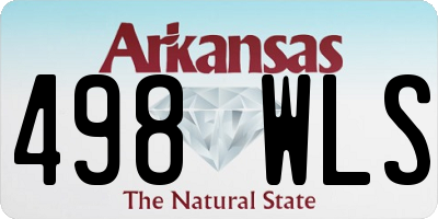 AR license plate 498WLS