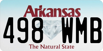 AR license plate 498WMB