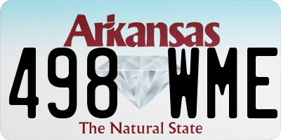 AR license plate 498WME